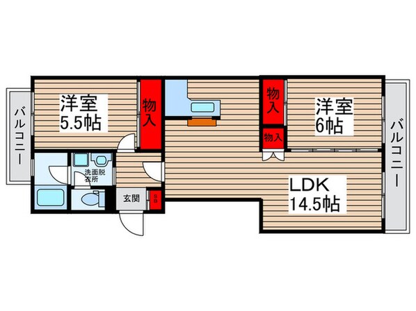 ＰＬＥＮＤＹ馬橋の物件間取画像